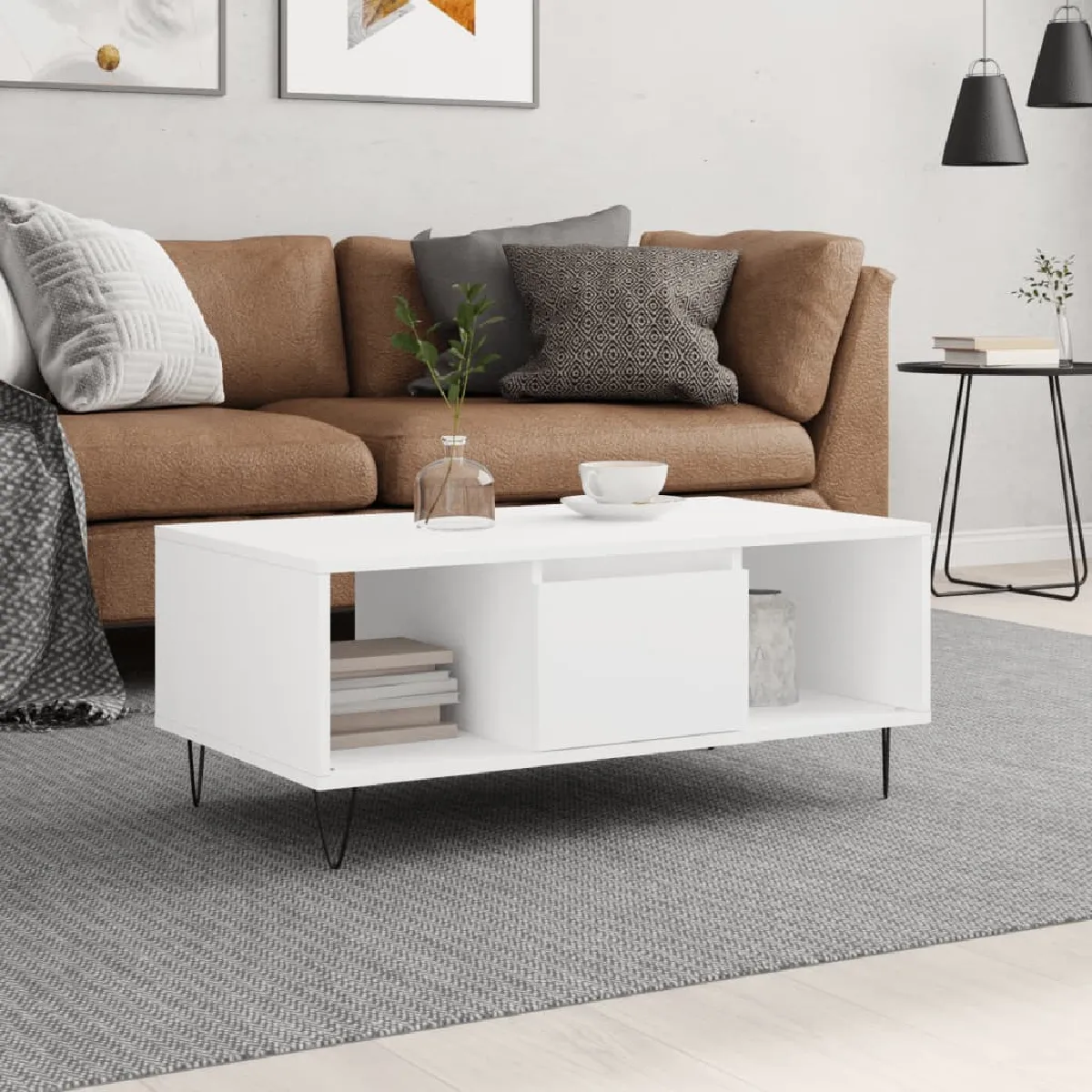 Vidaxl Blanc Table Basse