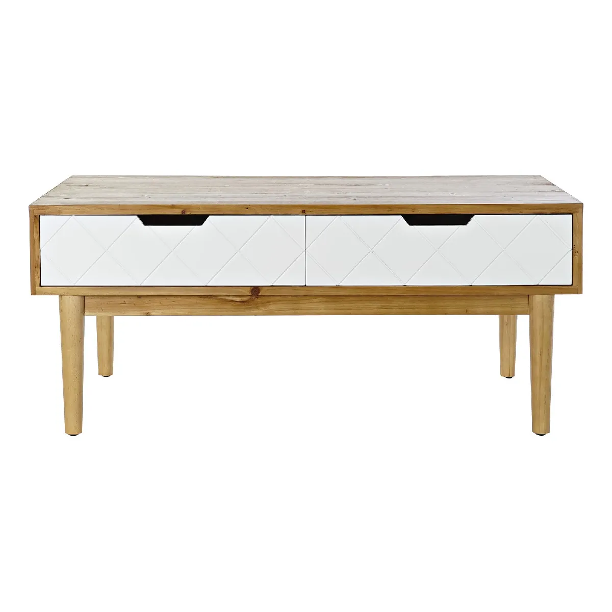 Meilleurs prix pour pegane Table basse - Blanc/marron