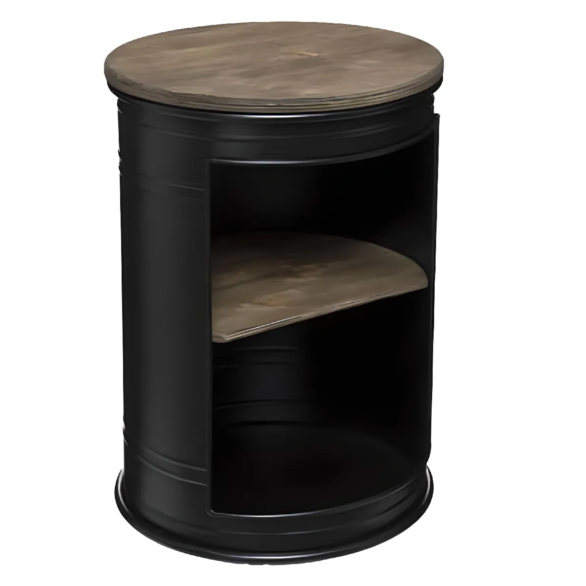 Meilleurs prix pour Pegane Table basse acier/noir