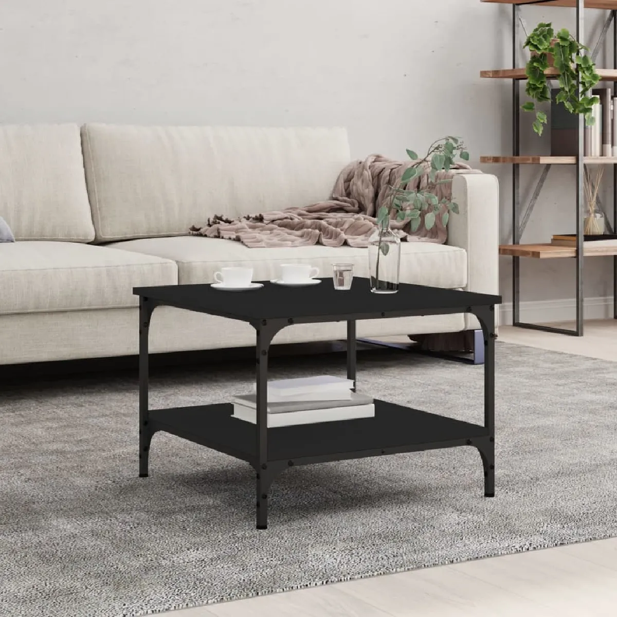 Meilleurs prix pour vidaXL Table basse 55x55x40 cm Noir