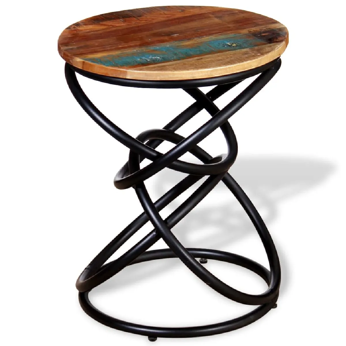 Comparer les prix de VidaXL Table d'appoint Bois récupération massif