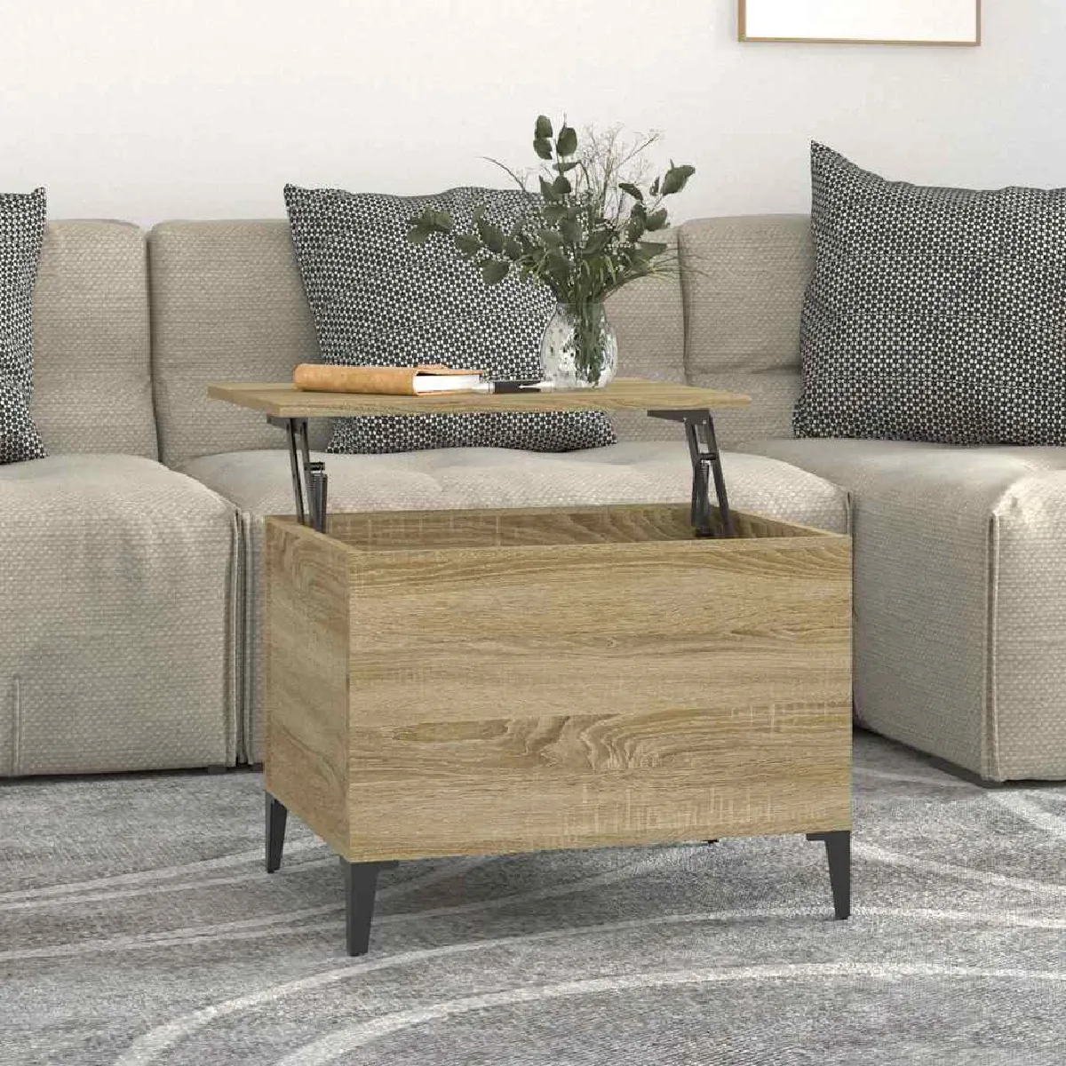 Meilleurs prix pour vidaXL Table basse 60x44,5 chêne