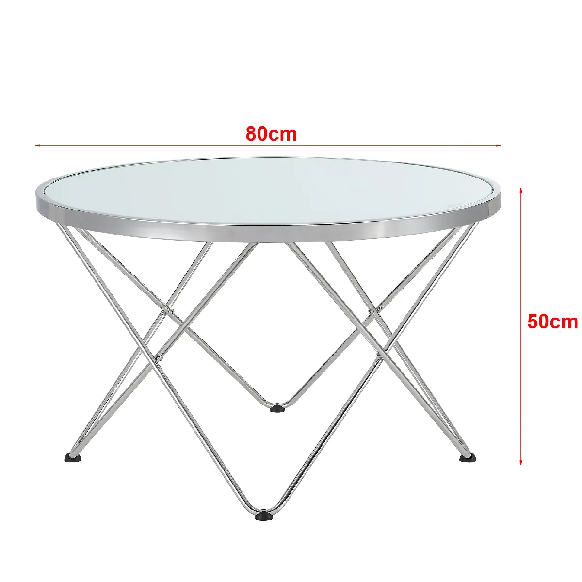 Meilleurs prix pour Table basse ronde en métal - Argenté