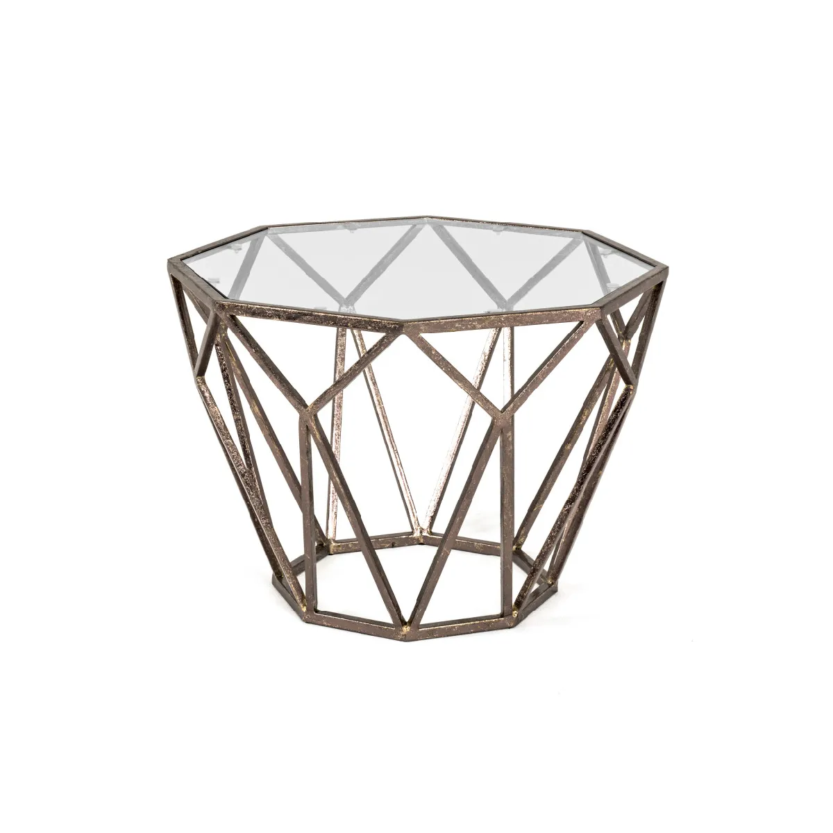 Comparer les prix de Loungitude Table basse DAMON - Bronze