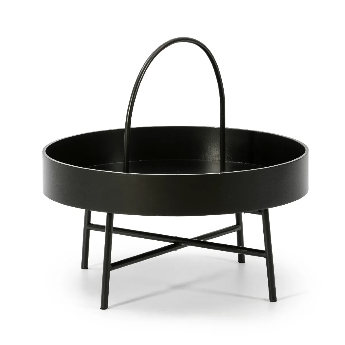 VS Venta Stock Table basse ronde Manila - Ø60 cm - Noir