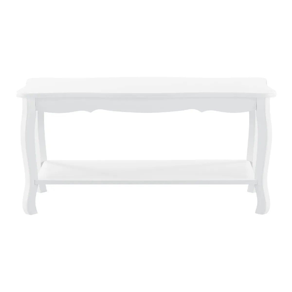 Meilleurs prix pour Table basse salon MDF blanc 87,5 cm