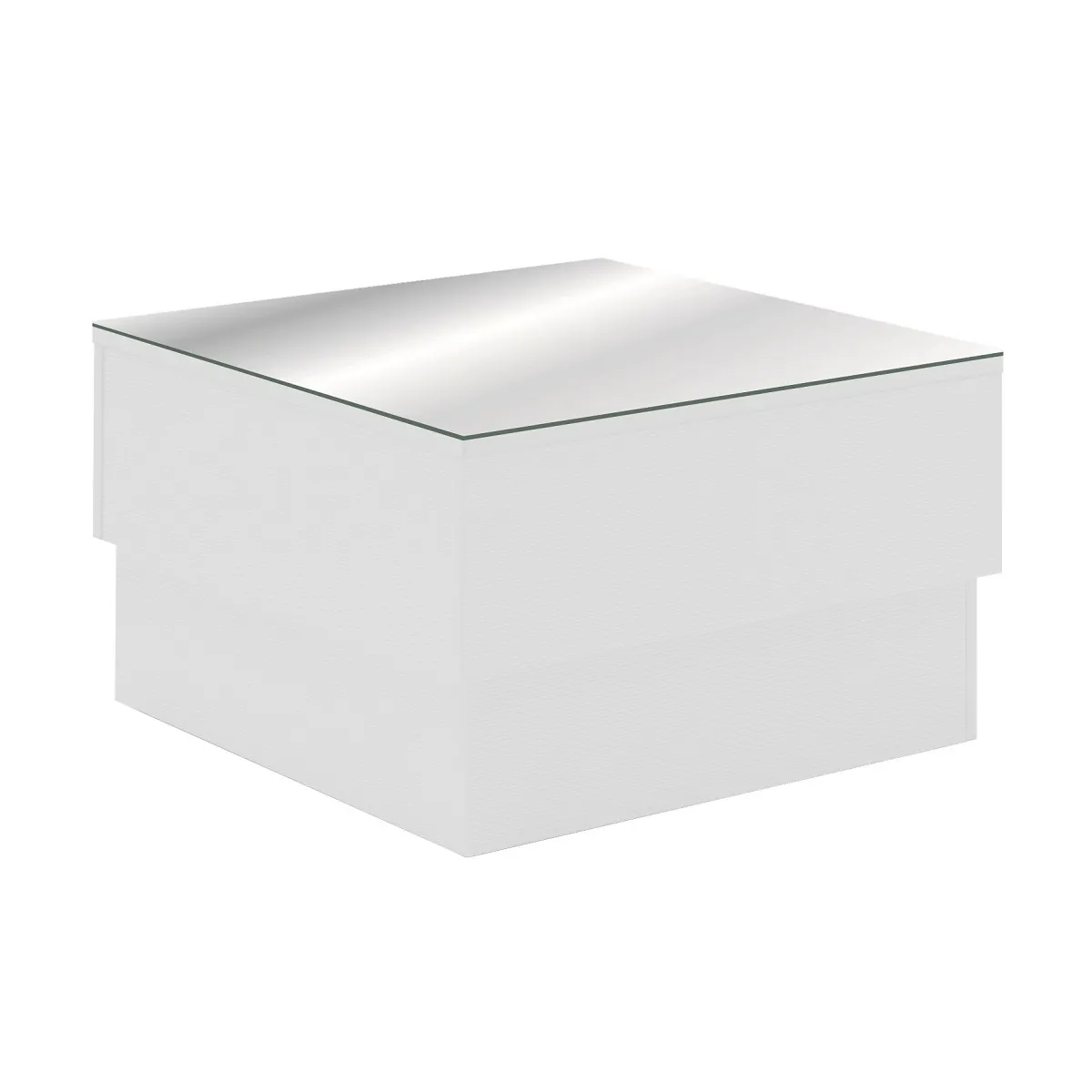 Meilleurs prix pour pegane Table basse carrée Blanc