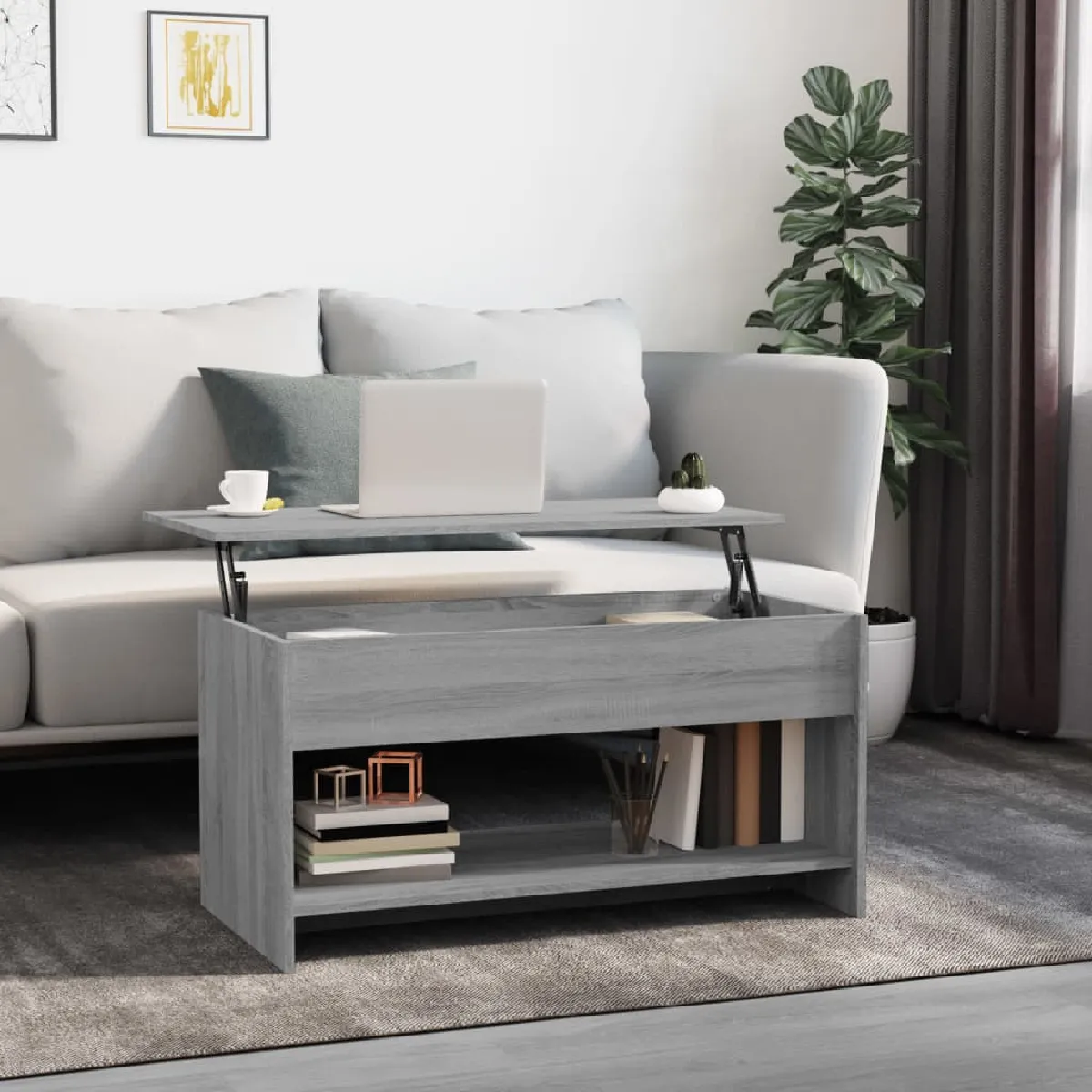 vidaXL Table basse Sonoma - vue 4