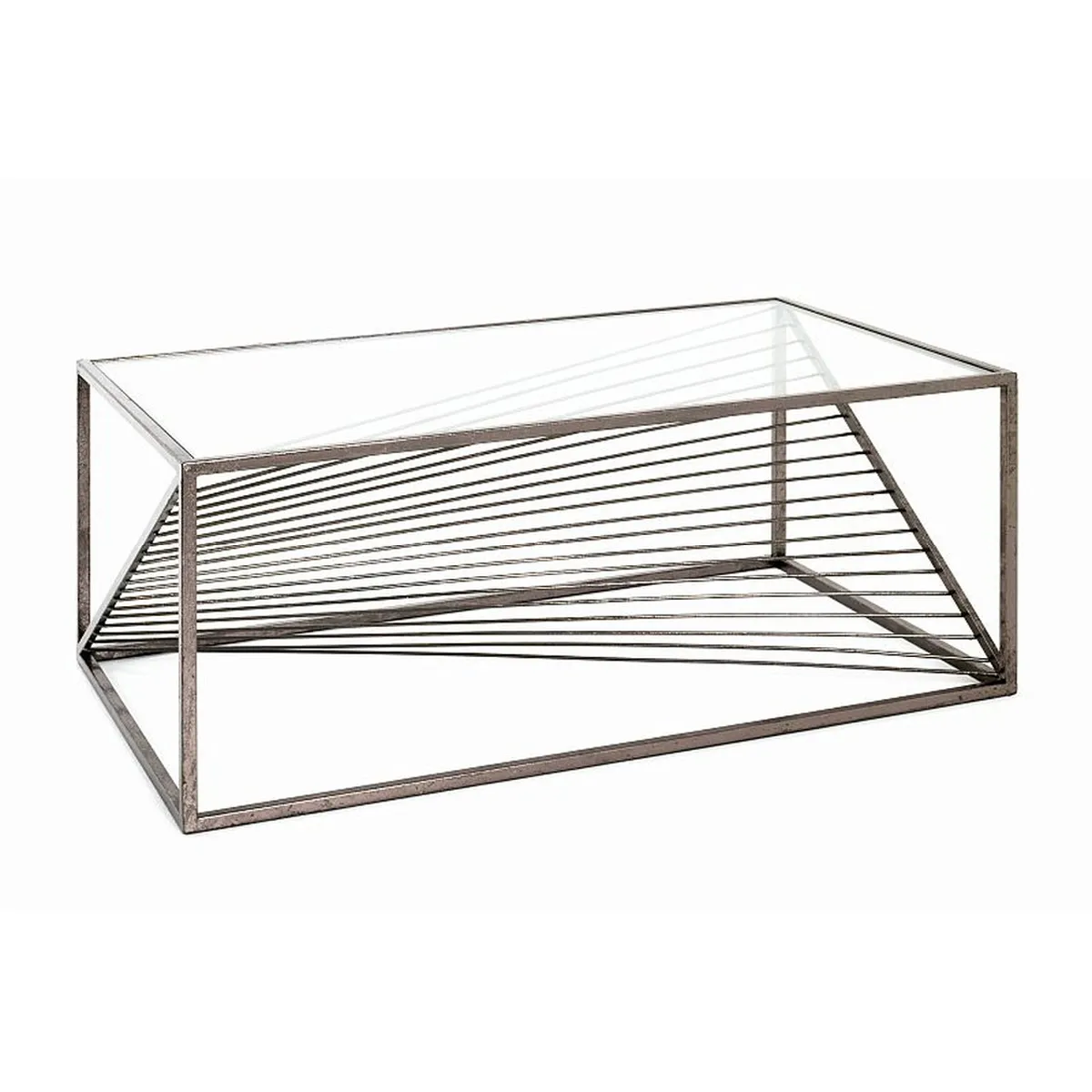 Comparer les prix de Pegane Table basse - Bronze antique