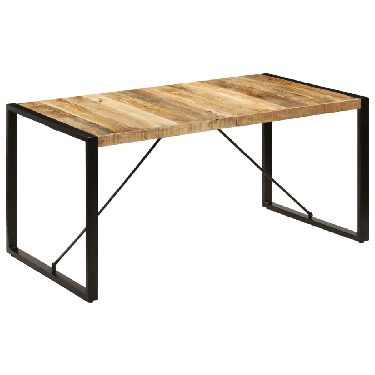 Vidaxl Table à manger 160x80x75 cm Bois de manguier - vue 2