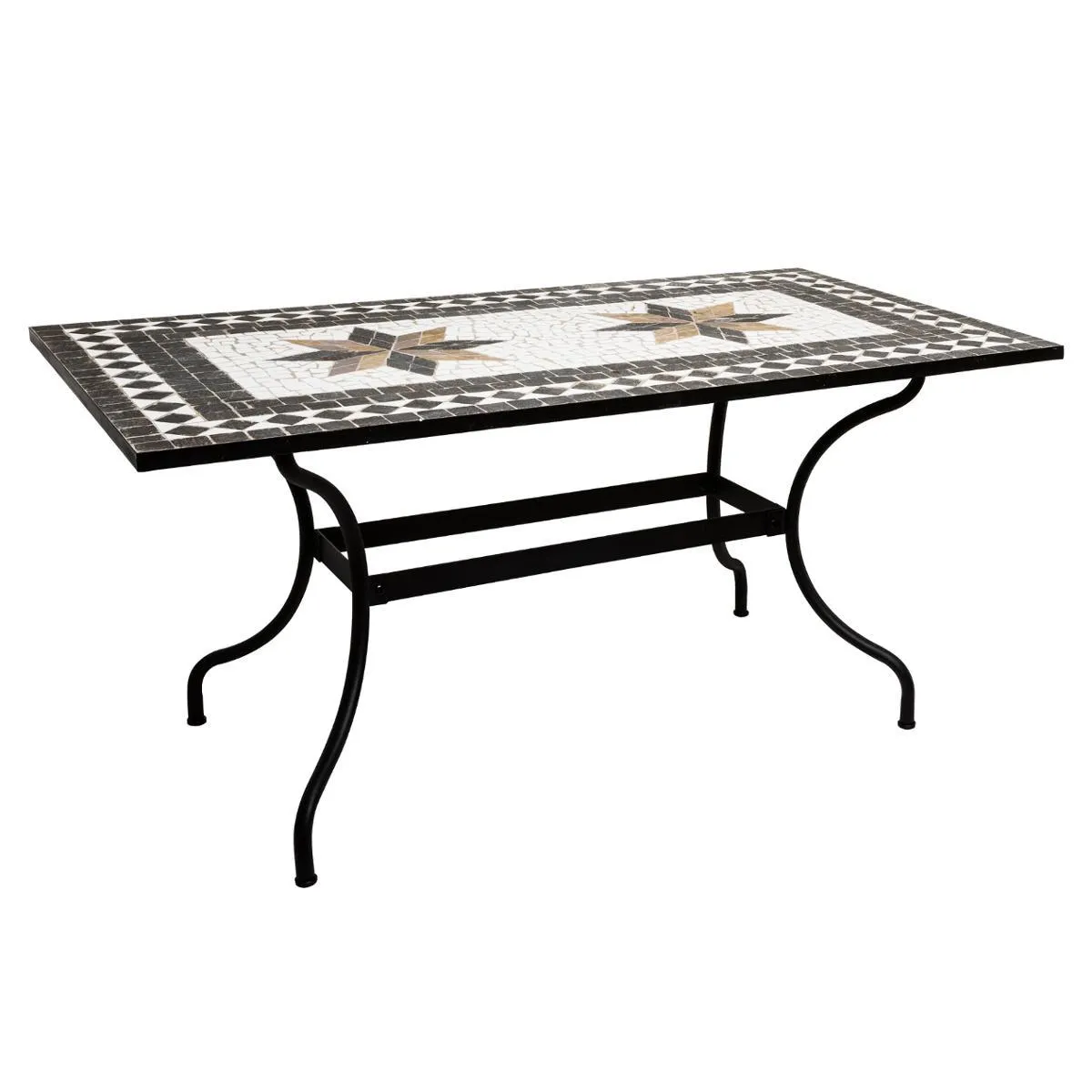 Atmosphera Noir Table À Manger Rectangulaire