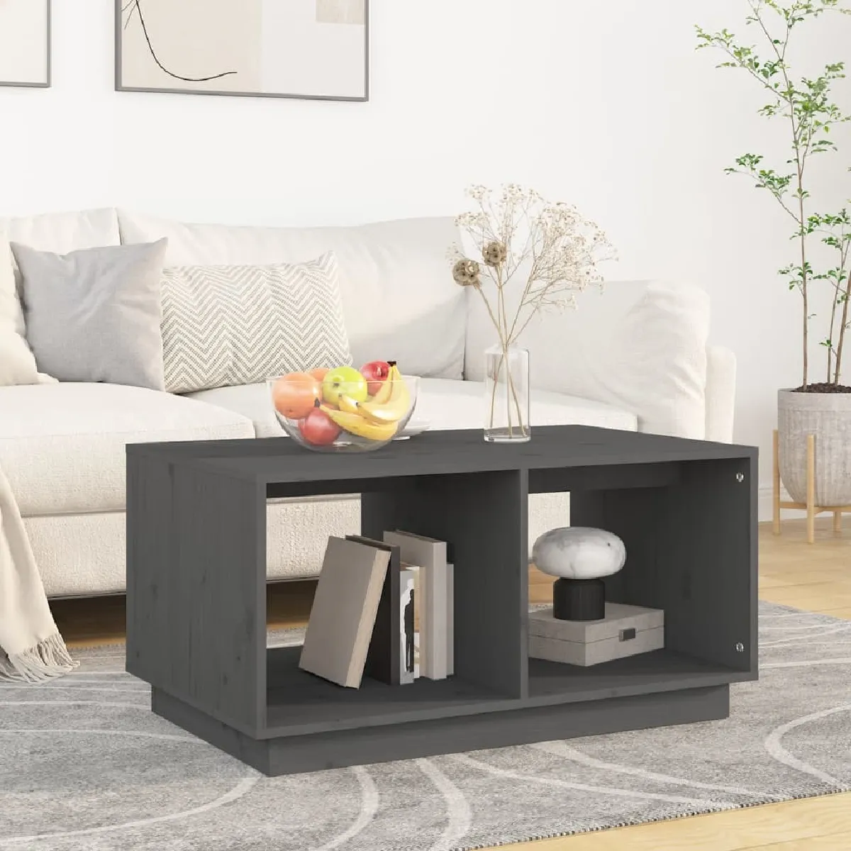 Comparer les prix de Maison Chic Table basse - Bois Massif
