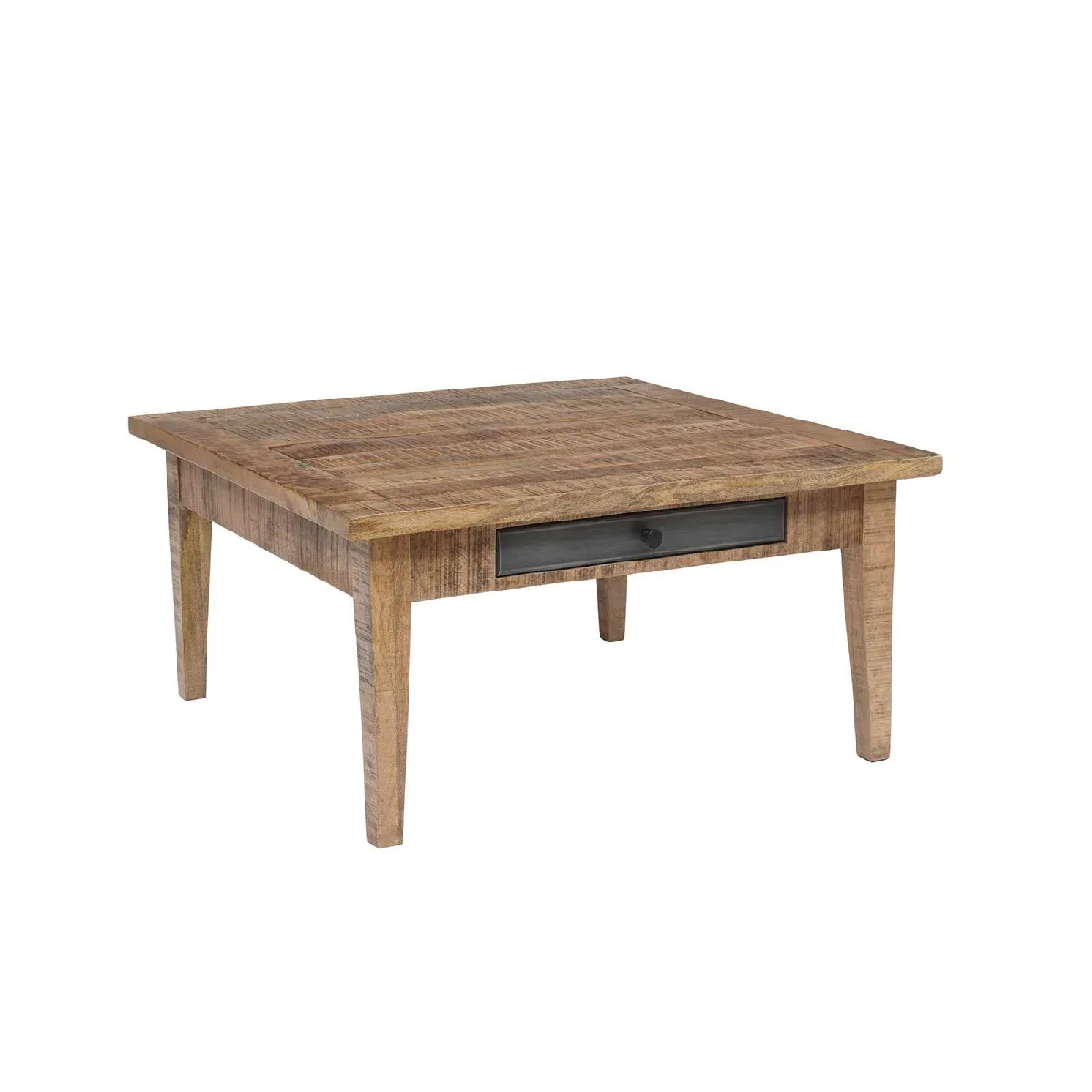 Comparer les prix de Bois & Chiffons Table Basse 2 Tiroirs Manguier Farm II