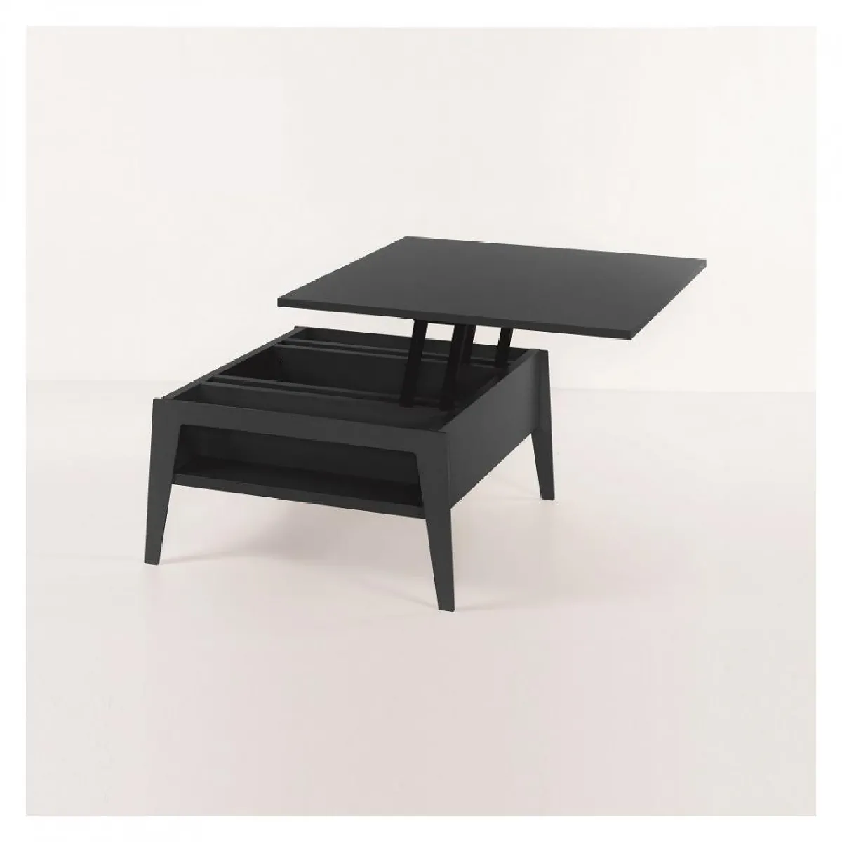 Comparer les prix de Inside 75 Table Basse Relevable Brighton - Gris Ardoise