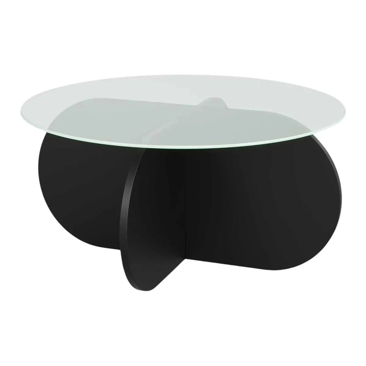 Comparer les prix de Hanah Home Table basse Bubble noir