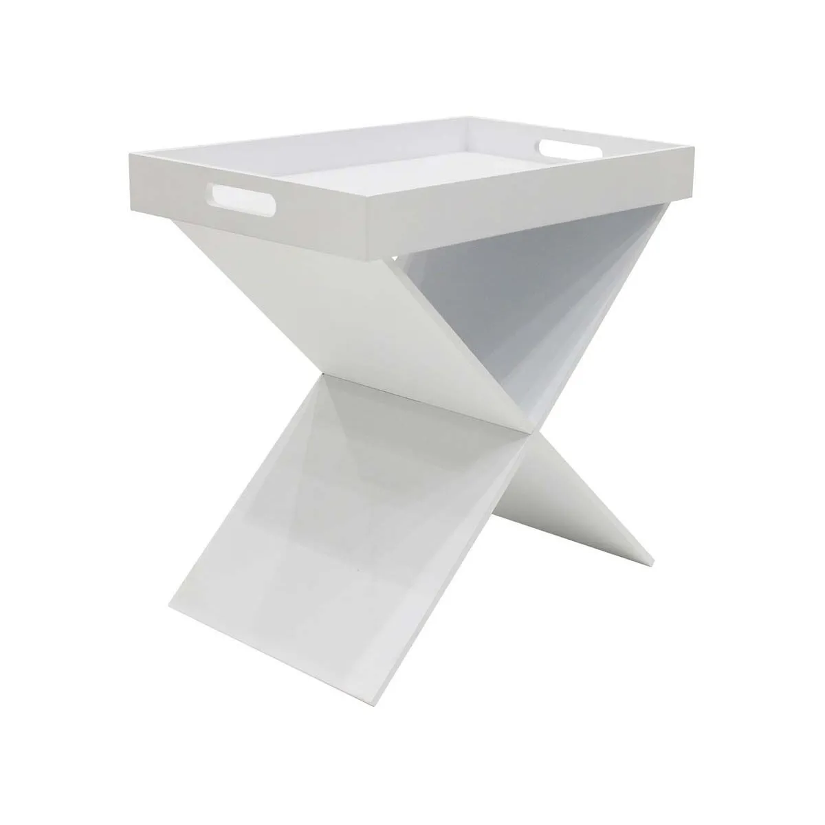 Meilleurs prix pour The Home Deco Factory Table d'appoint - Blanc