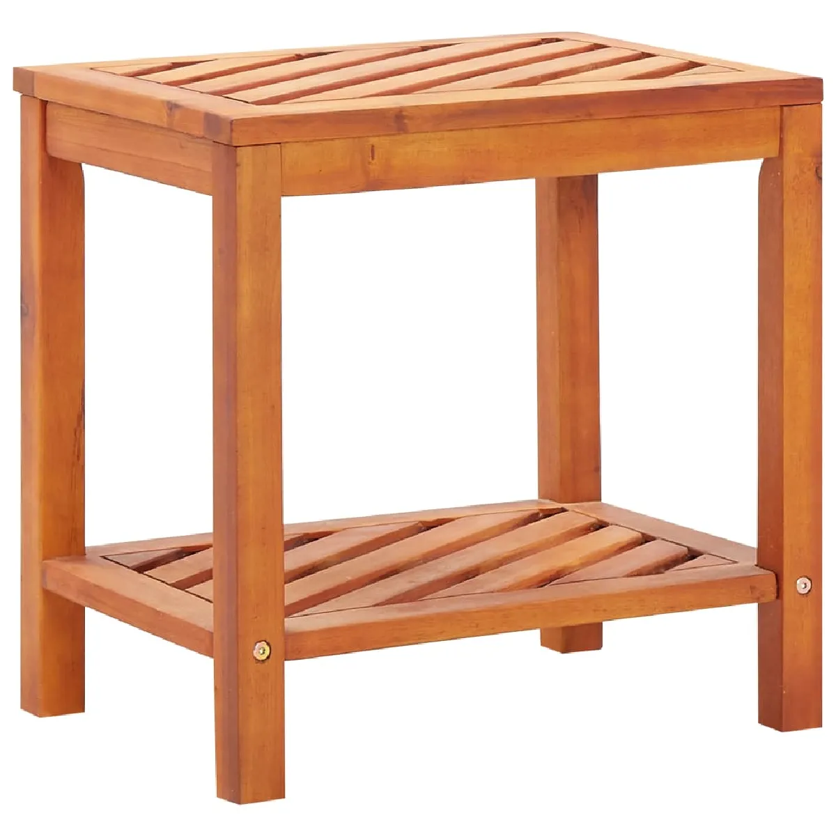 vidaXL Table d'appoint Bois d'acacia massif - vue 2