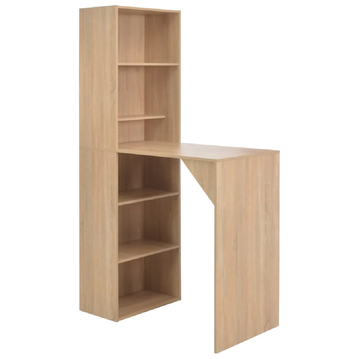 Vidaxl Table de bar avec armoire 115 cm