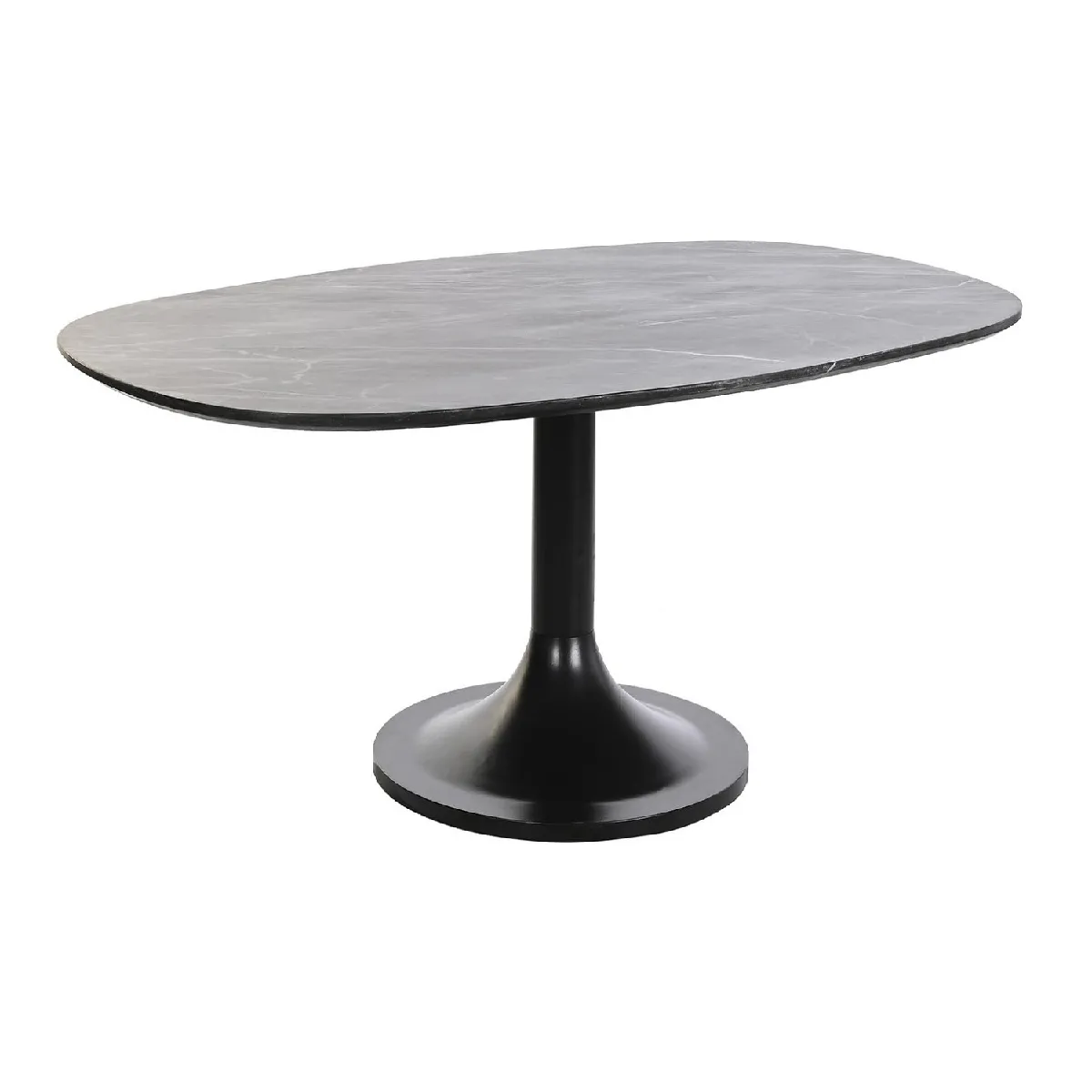 Comparer les prix de Pegane Table basse ovale en marbre