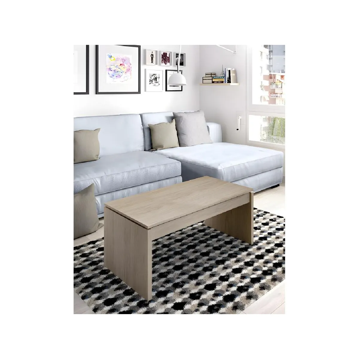 Comparer les prix de Vente-Unique Table basse BASTIAN