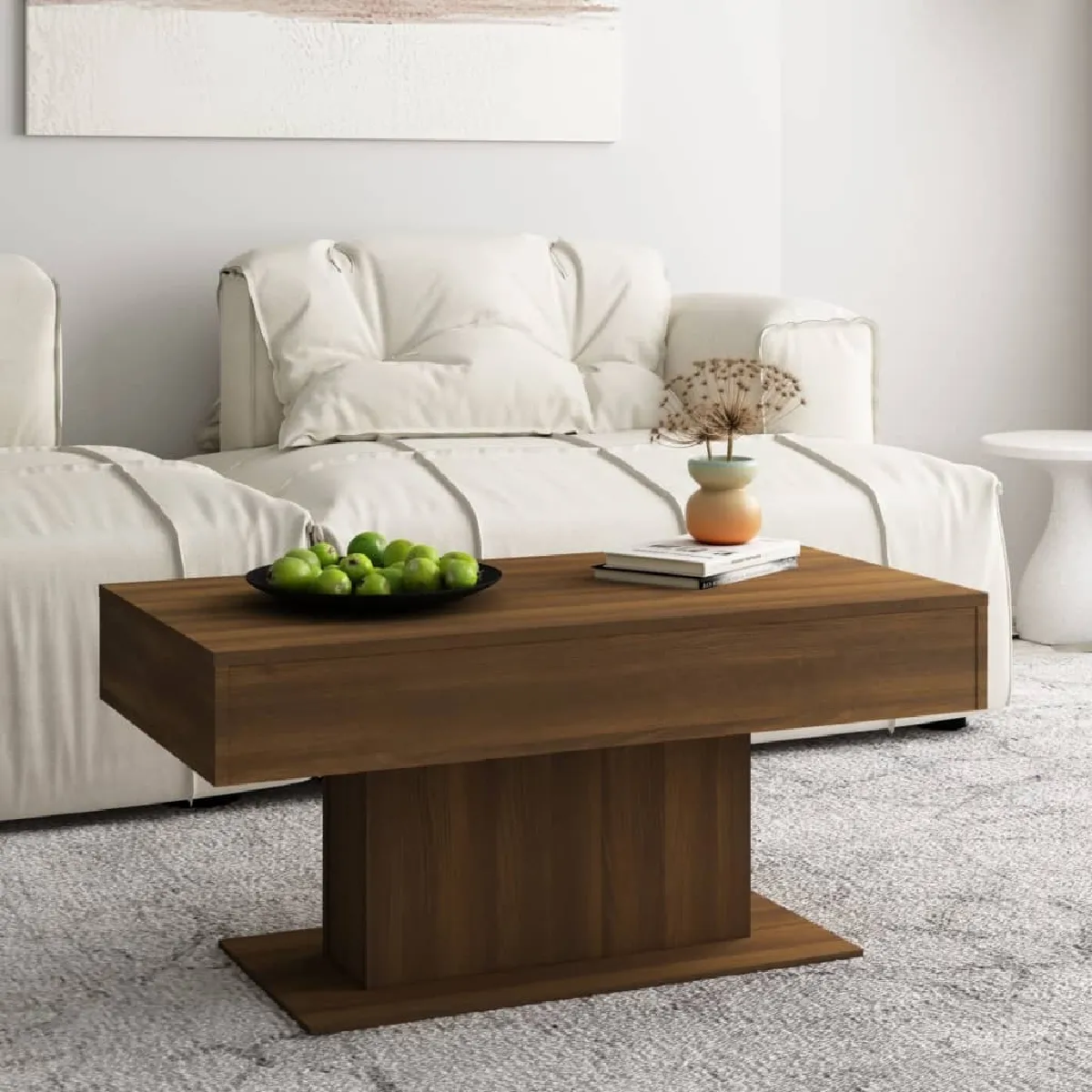 Comparer les prix de Maison Chic Table basse - Chêne marron 96x50x45 cm
