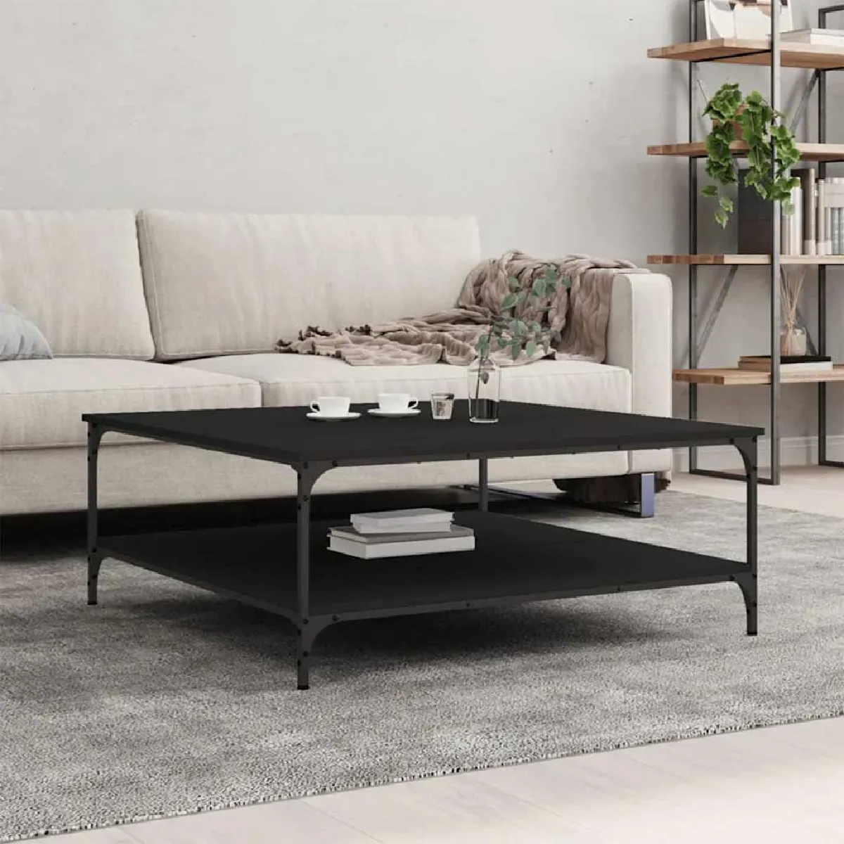 Meilleurs prix pour vidaXL Table basse 100 x 100 cm noir