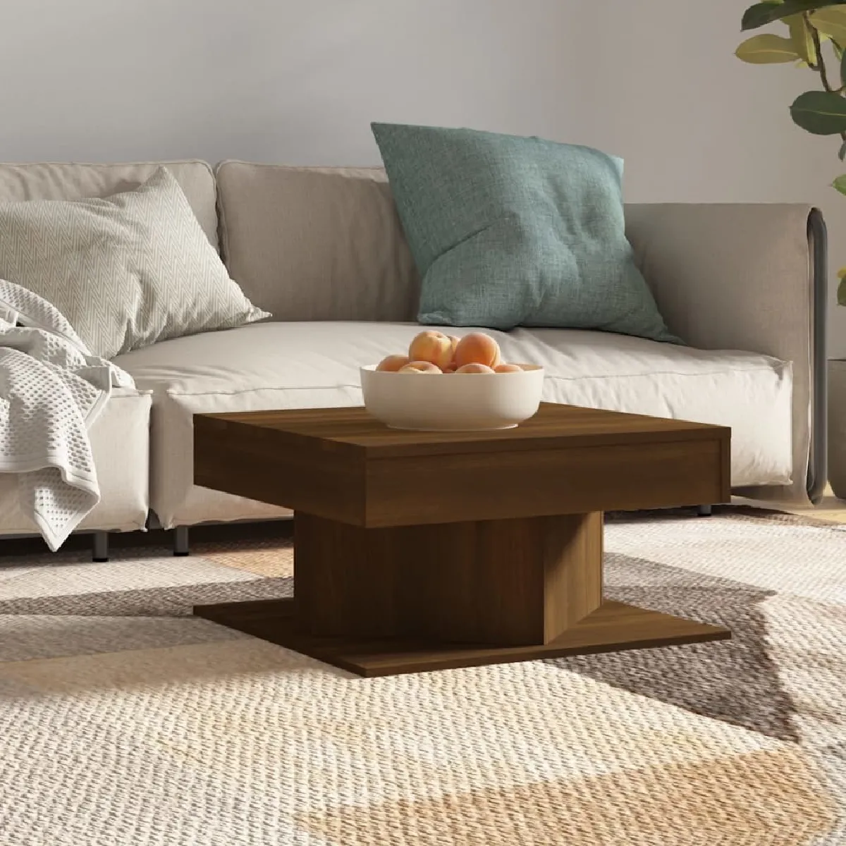 Meilleurs prix pour Maison Chic Table basse - Chêne marron 57x57x30 cm