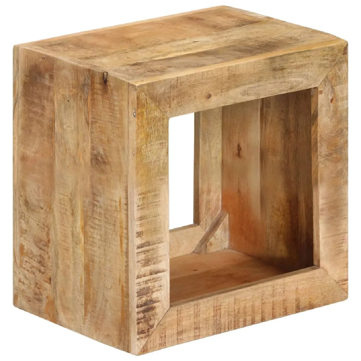 Non Communiqué Brun Vidaxl Kruk 40X30x40 Cm Massief Mangohout337838 - Image 3