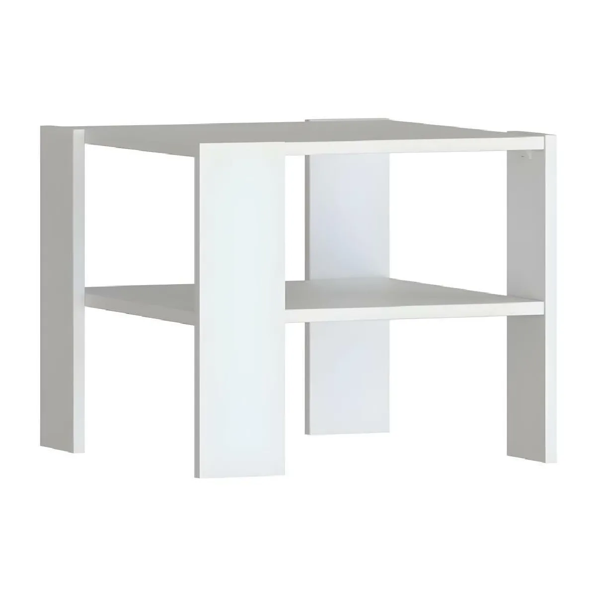 Comparer les prix de Vente Unique Table basse Pilvi Blanc