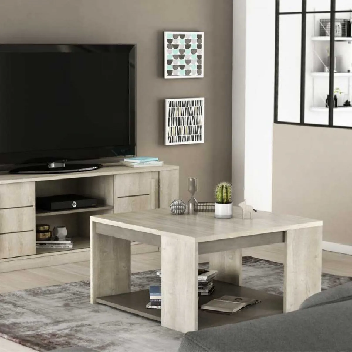 Comparer les prix de Dansmamaison Table basse LYON