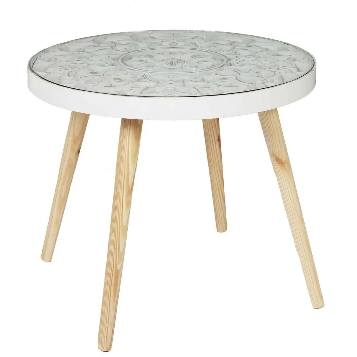 Comparer les prix de the_home_deco_factory Table basse arabesque