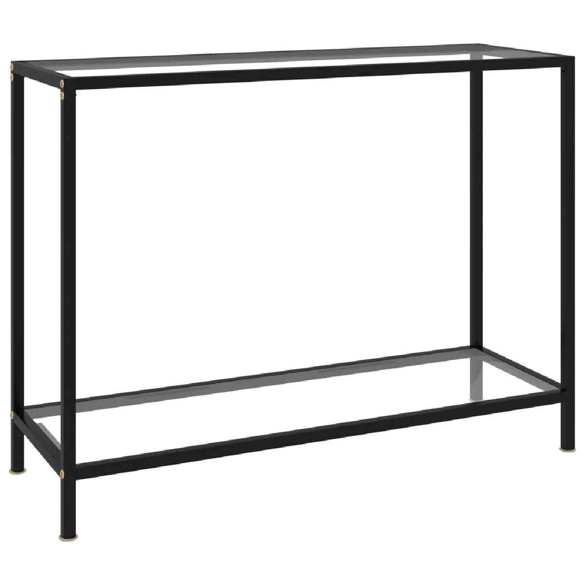 VIDAXL - Table Console - Verre Trempé - 100 x 35 x 75 cm - Transparent - Image 2
