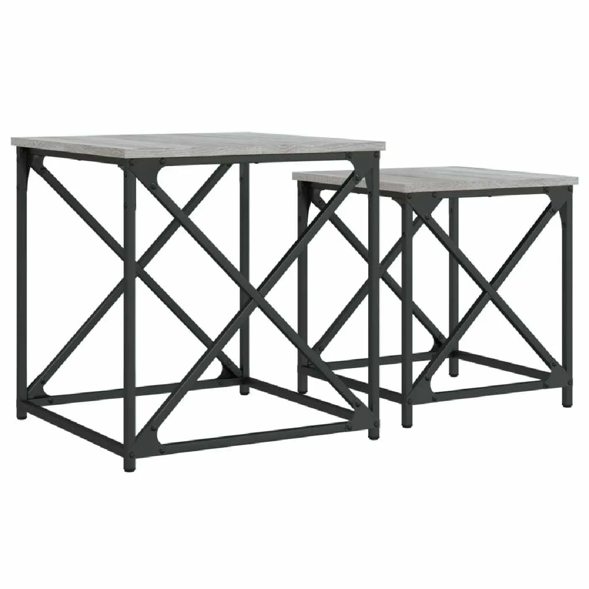 Comparer les prix de Maison Chic Lot Tables Basses Gigognes