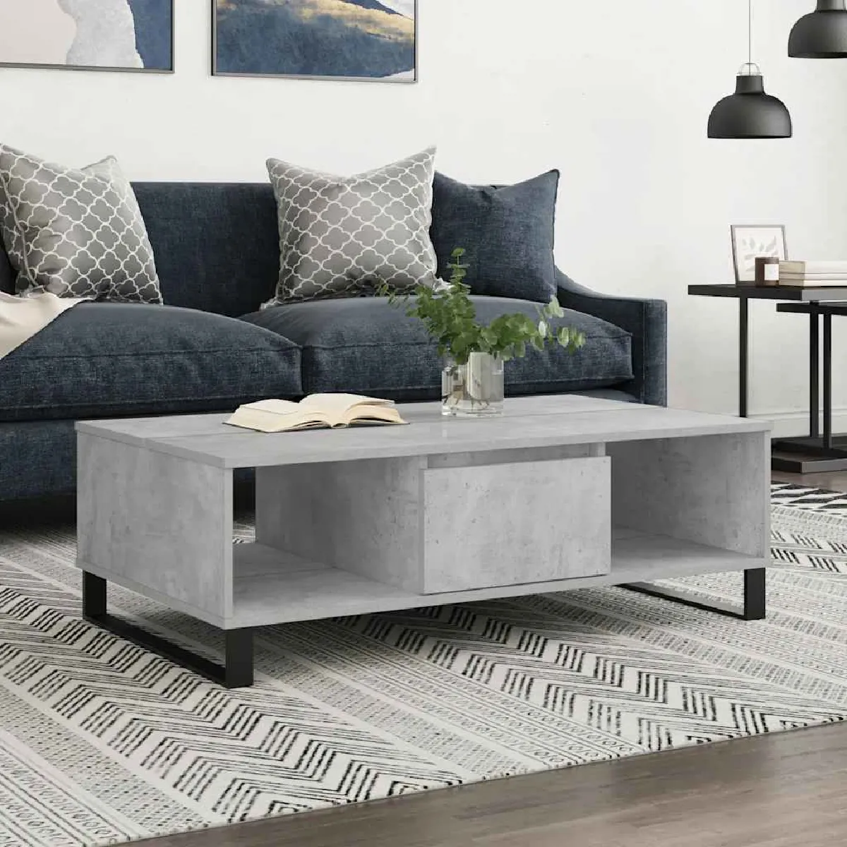 vidaXL 827096 - Gris Béton