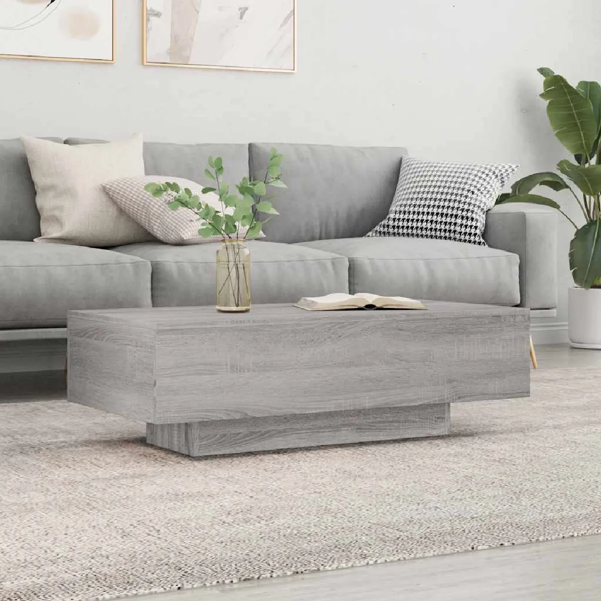 vidaXL Table basse Sonoma - vue 1
