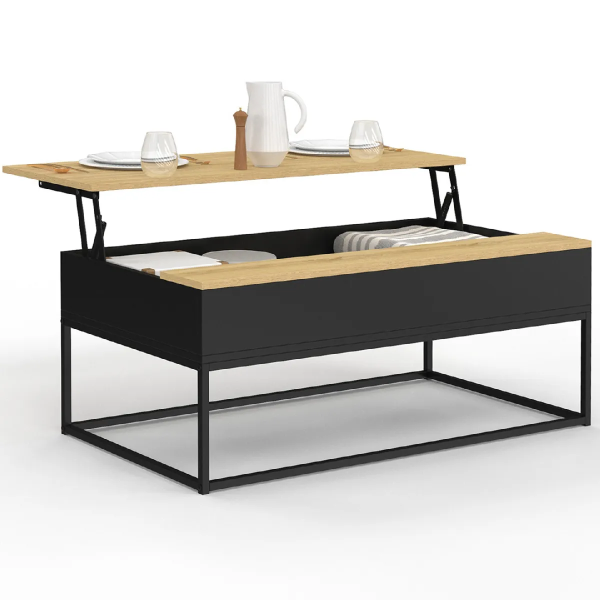 Meilleurs prix pour MARKET Table basse BOSTON noire