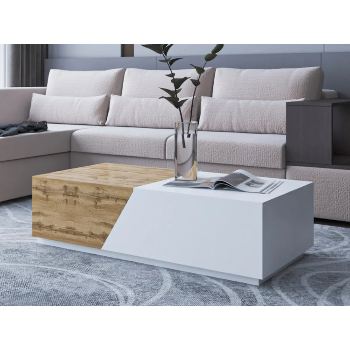 Meilleurs prix pour Bestmobilier Pitt Table Basse Industrielle