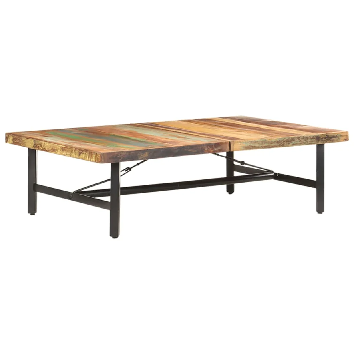 vidaXL Table basse Bois de Récupération