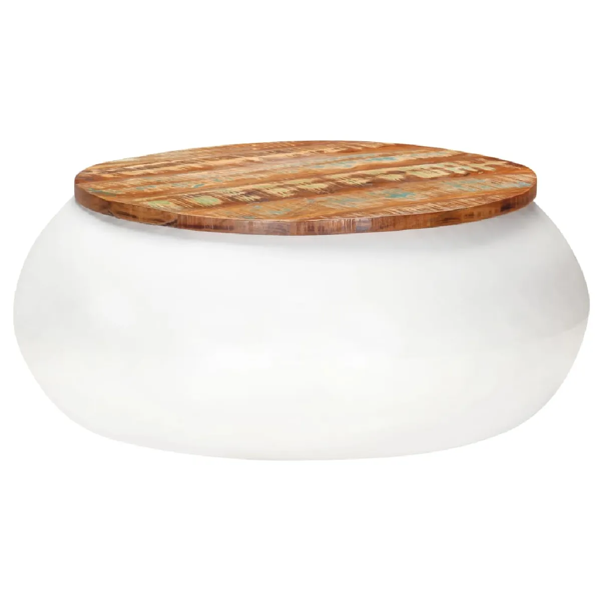 Vidaxl Table basse - Bois de récupération - 68 x 68 x 30 cm