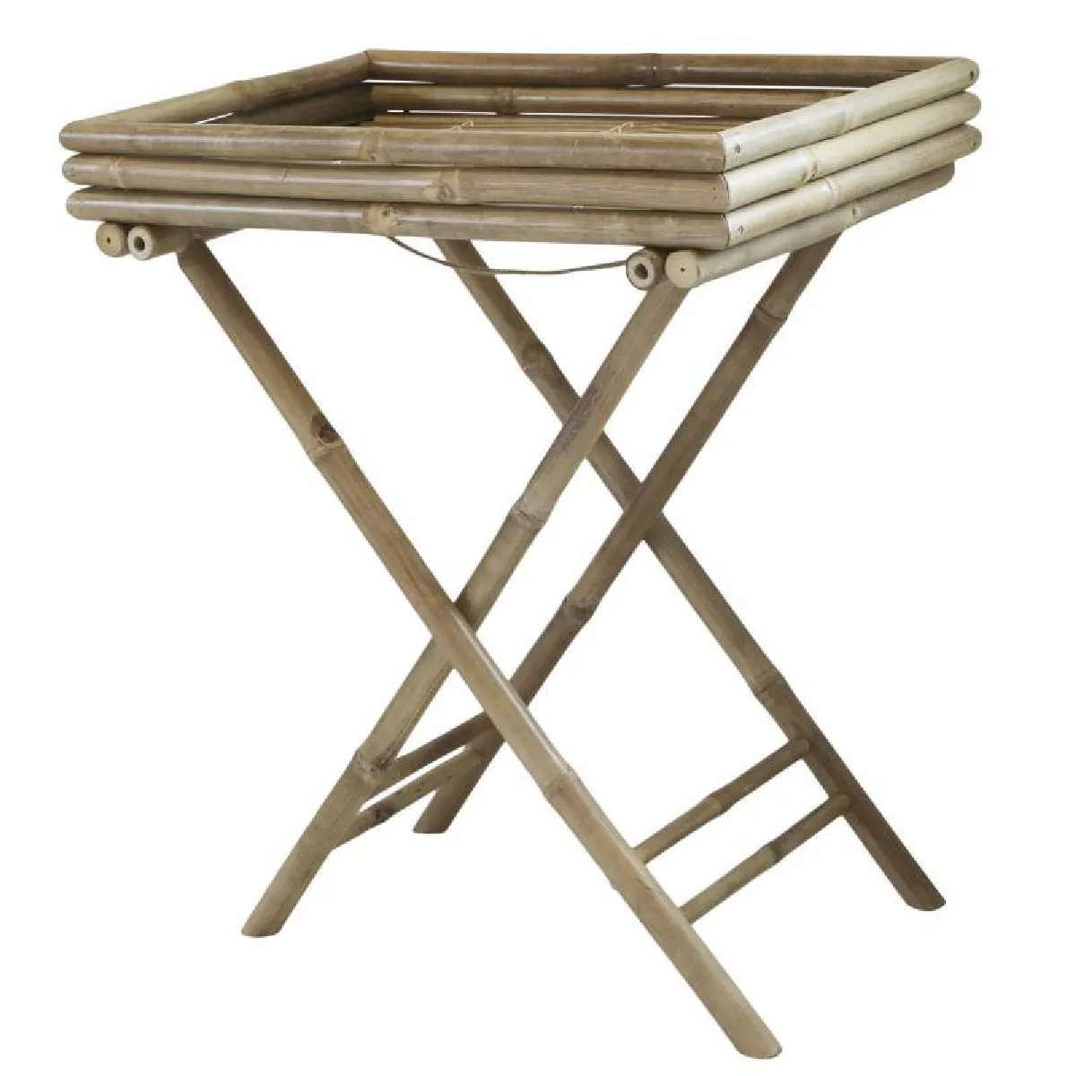 Comparer les prix de L'héritier du temps Table basse d'appoint pliante - Naturel