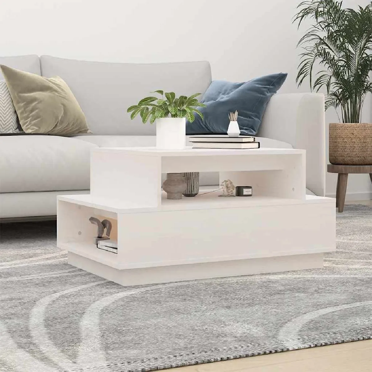 Vidaxl Blanc Table Basse
