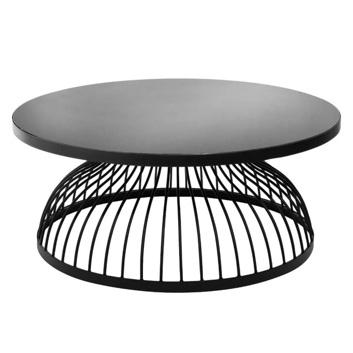 Comparer les prix de pegane Table basse - Noir