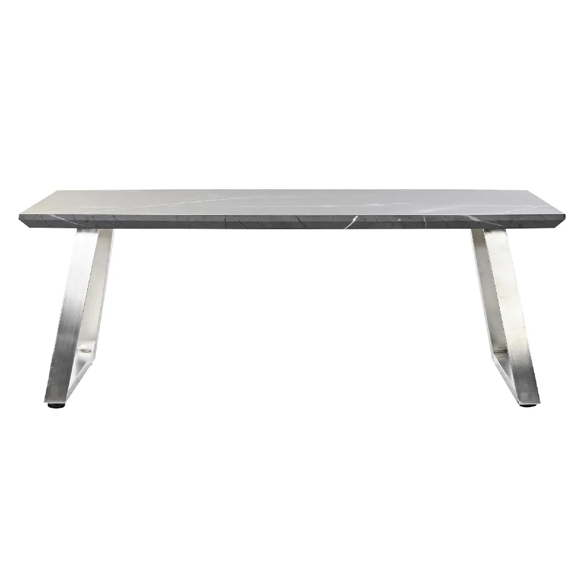 Comparer les prix de Pegane Table Basse - Noir Argenté