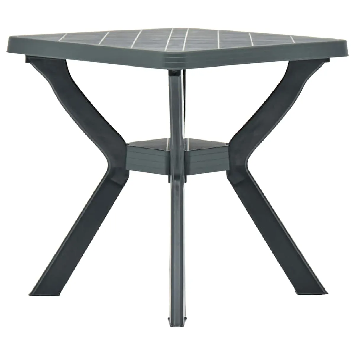 Vidaxl Vert Table De Bistro 70X70x72 Cm Plastique - Image 2