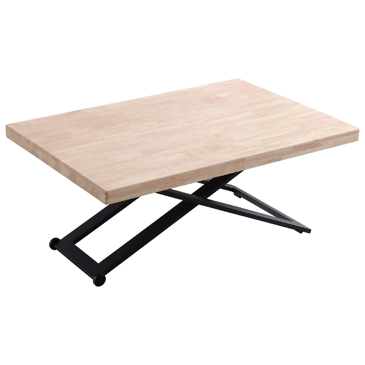 Meilleurs prix pour Pegane Table Basse Relevable - Chêne Métal