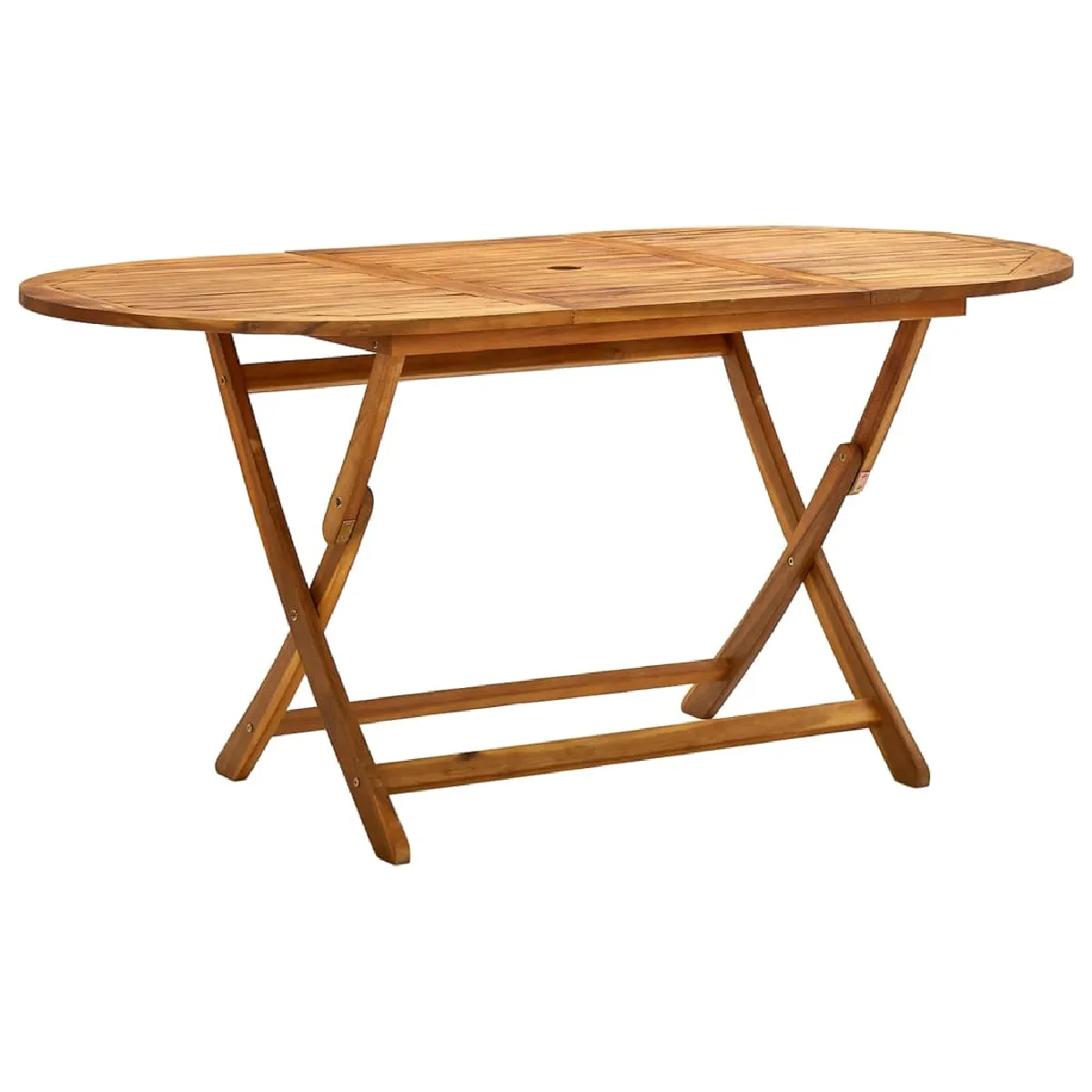 vidaXL Table de jardin pliable Bois d'acacia