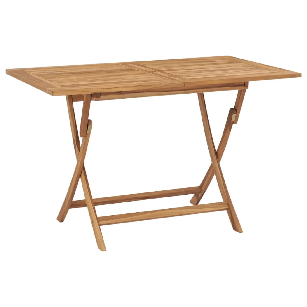 vidaXL Table pliable de jardin Bois de Teck - vue 2