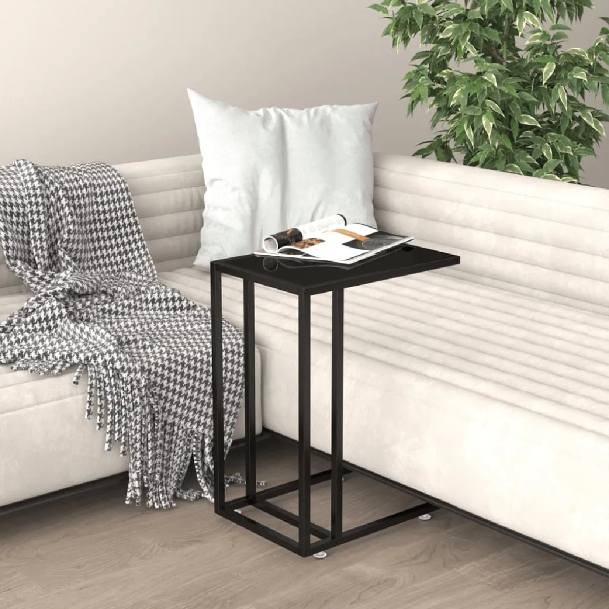 Vidaxl Noir Table D'appoint Pour Ordinateur