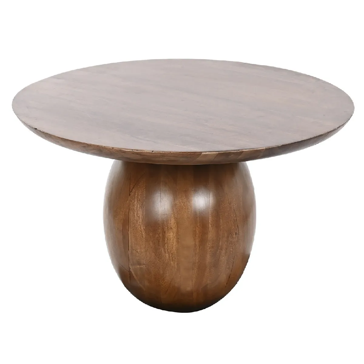 Comparer les prix de Pegane Table Basse Ronde - Bois d'Acacia