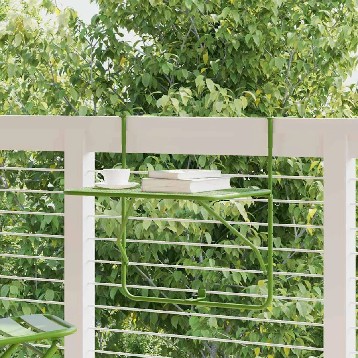 vidaXL Table de balcon 60x40 cm